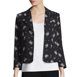 Cinq A Sept Stardust Onyx Button-Front Blazer